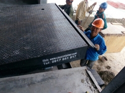 Sàn nâng container cơ khí Sàn nâng container cơ khí