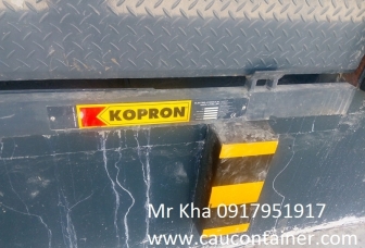 Sàn nâng thủy lực cho xe nâng lên container