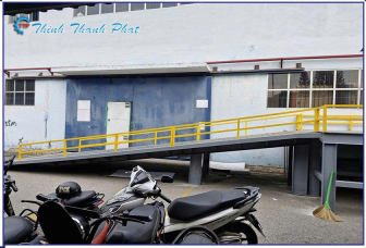 SÀN THAO TÁC (PLATFORM) KẾT HỢP VỚI SÀN NÂNG THỦY LỰC (HYDRAULIC DOCK LEVELER)