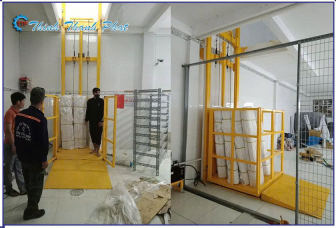 THANG NÂNG THỦY LỰC CHUYÊN DỤNG GIỮA HAI TẦNG