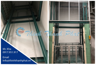 Thang tải hàng thủy lực TTP-01