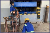 Lắp đặt hệ thống sàn nâng thủy lực tại Campuchia